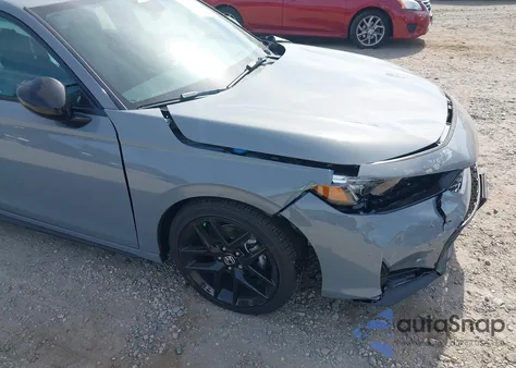 2025 Honda Civic Sedan Sport from USA, damaged, VIN 19XFL2H82SE034376